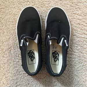 Black Slip On Vans